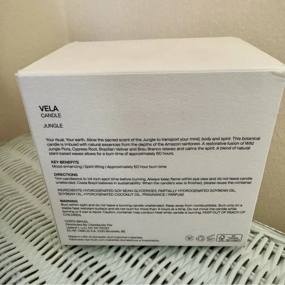 NEW COSTA BRAZIL | Vela Candle - Luxury Clean Jungle Scent - Brazilian Botanical - Picture 4 of 8